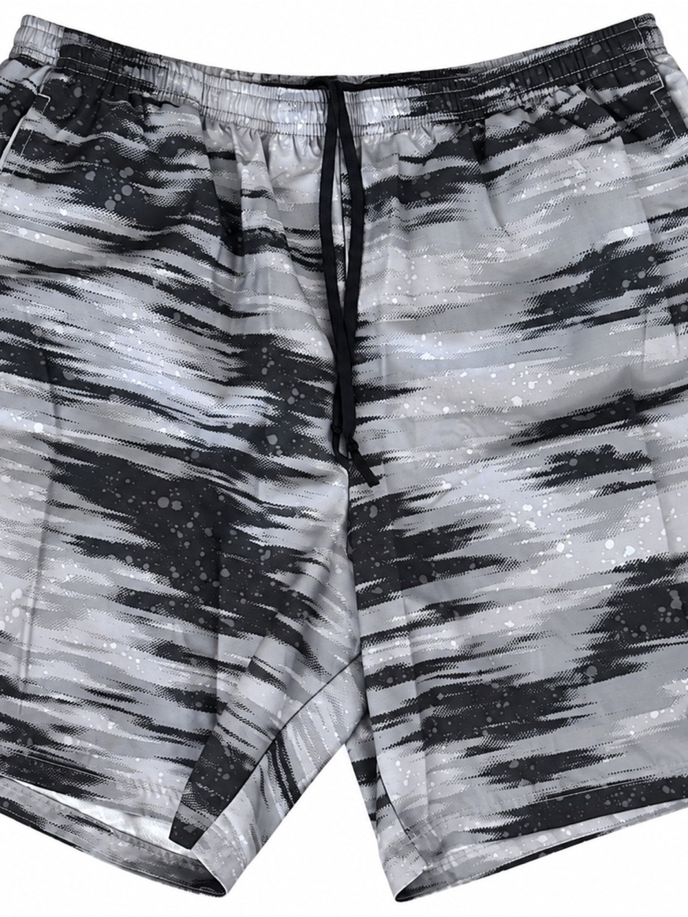 Nike Gray & Black Men’s Athletic Training Shorts